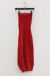 Marc le bihan belted tube top dress 21938-E21 POPPY